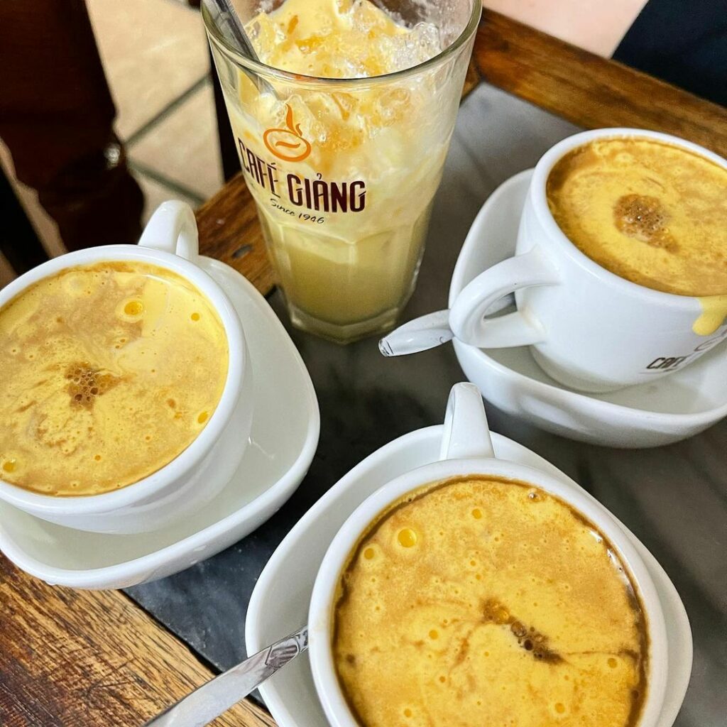 Egg coffee
