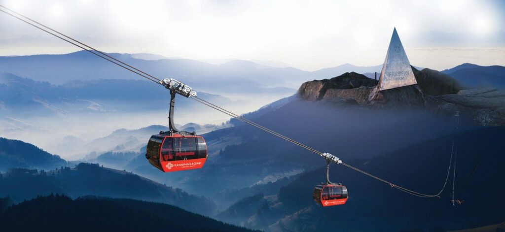 cable car Fansipan-mountain