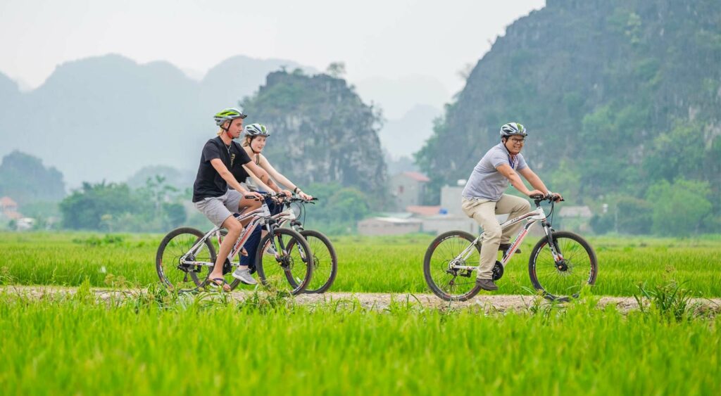 Hiking and Cycling Around Trang An