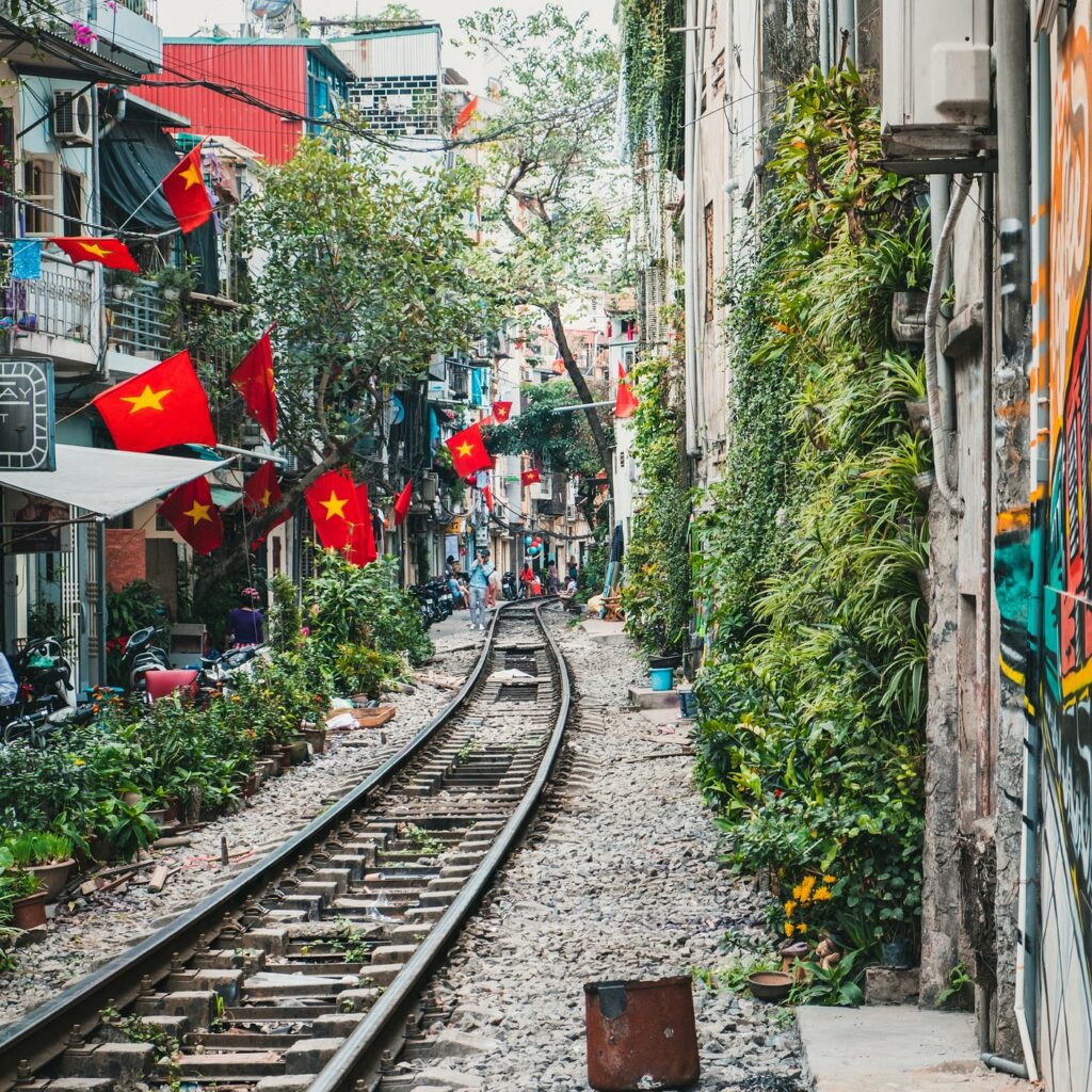 Hanoi train street